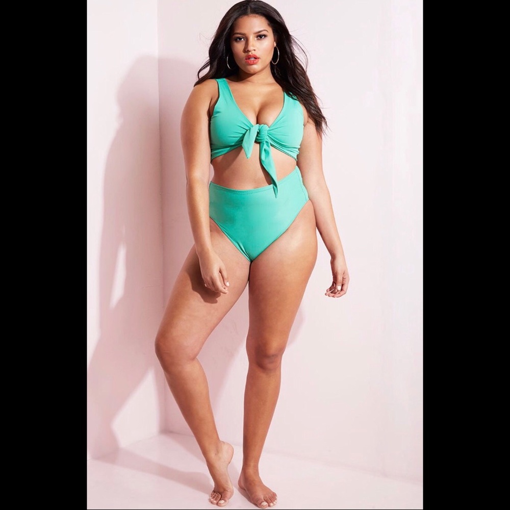 Two Piece High Waist Waisted Swimsuit